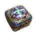 Sevre Roses Square Pill-LIMOGES BOXES traditional-CH8C172
