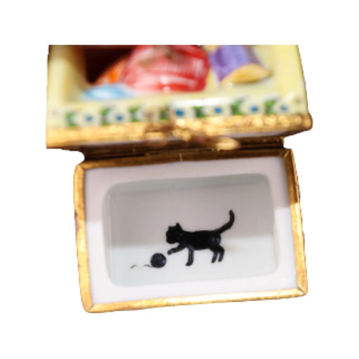 Sewing Box for Craft Enthusiasts Porcelain Limoges Home Professional French Trinket Box