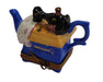 Sewing Machine Teapot for Tea Lovers Porcelain Limoges Home China French Trinket Box