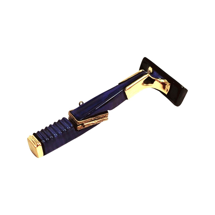 Shaving Razor Limoges Box for Collectors Porcelain Limoges fashion limoges boxes French Trinket Box