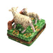 Sheep and Lambs Delight for Farm Lovers Porcelain Limoges limoges boxes farm animal French Trinket Box