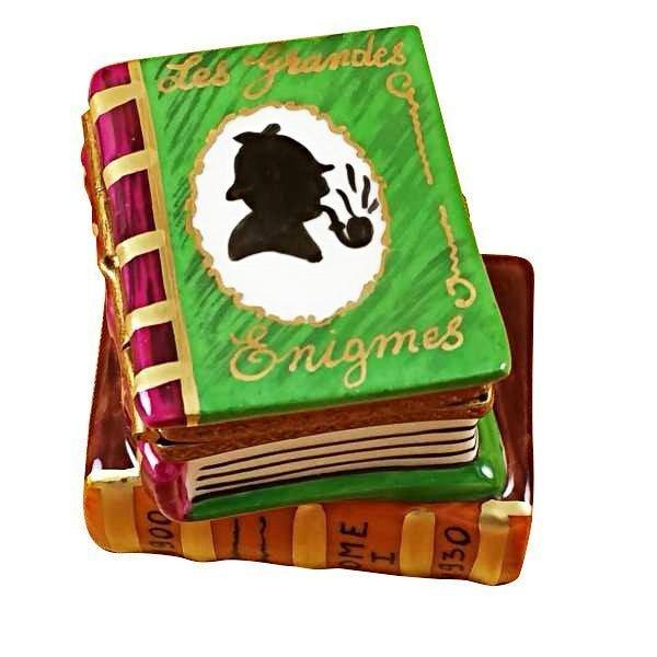 Sherlock Holmes Limoges Box for Book Lovers Porcelain Limoges book professional French Trinket Box