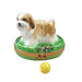 Shih Tzu Limoges Box for Dog Lovers Porcelain Limoges dog French Trinket Box