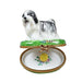 Shih Tzu Grey Limoges Box for Dog Lovers Porcelain Limoges dog French Trinket Box
