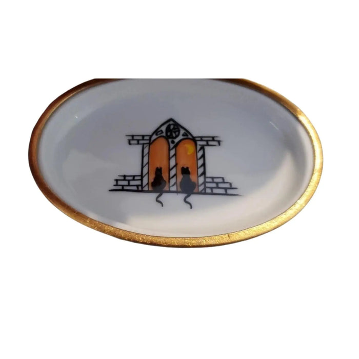 Siamese Cat Limoges Box for Cat Lovers Porcelain Limoges Cat cats French Trinket Box