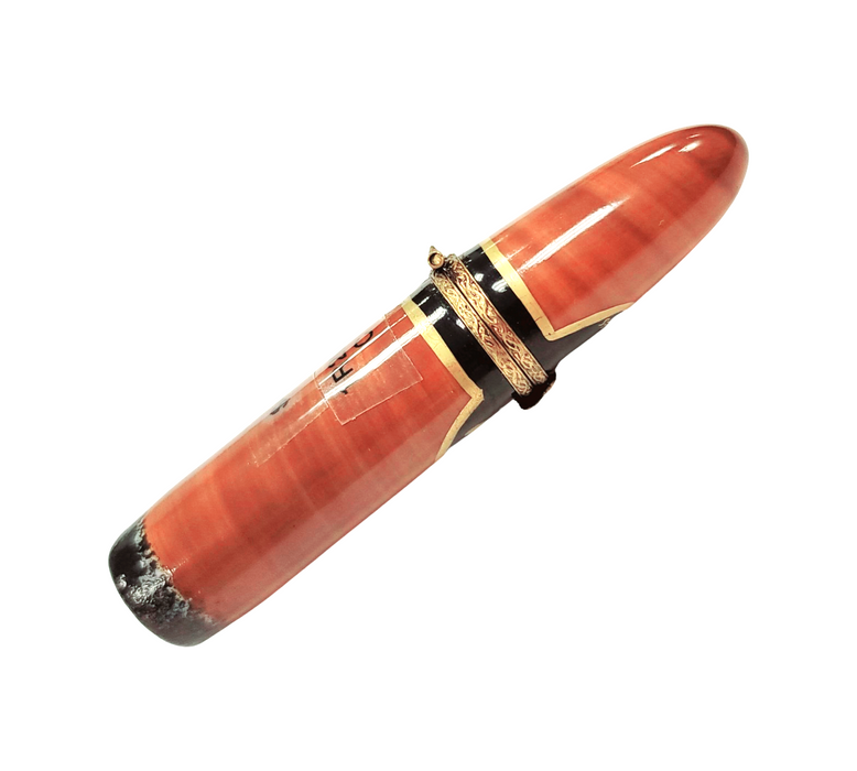 Single Cigar Limoges Box for Cigar Lovers Porcelain Limoges wine Limoges Box men French Trinket Box