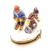 Fine art lovers will admire this Skiers Skiing Limoges box