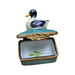 Mallard Duck Limoges Box for Home Decor Porcelain Limoges bird limoges boxes French Trinket Box