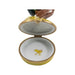 Small Rooster Limoges Box for Bird Lovers Porcelain Limoges farm birds French Trinket Box