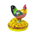 Small Rooster Limoges Box for Bird Lovers Porcelain Limoges farm birds French Trinket Box