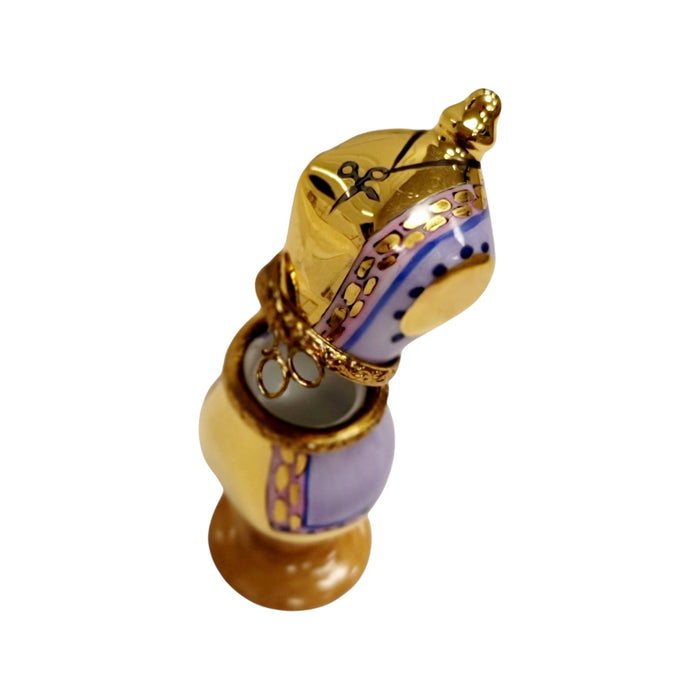 Elegant Dress Form Figurine for Collectors Porcelain Limoges Limoges Box Women shoes hat bags suitcase mother French Trinket Box