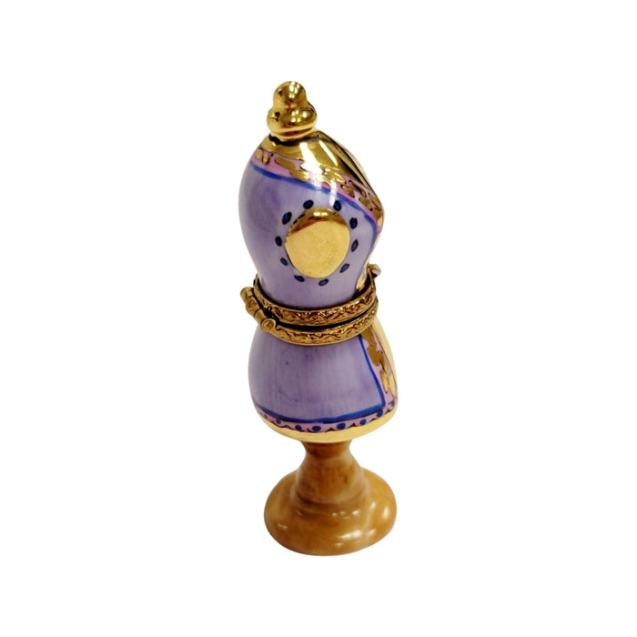Elegant Dress Form Figurine for Collectors Porcelain Limoges Limoges Box Women shoes hat bags suitcase mother French Trinket Box