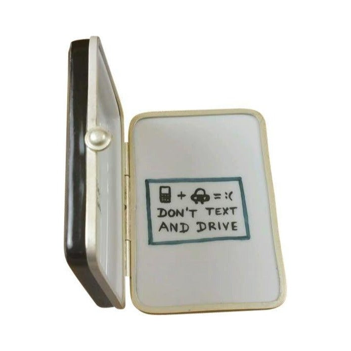Treasured French collectible: Smart Phone Limoges box, painted by hand