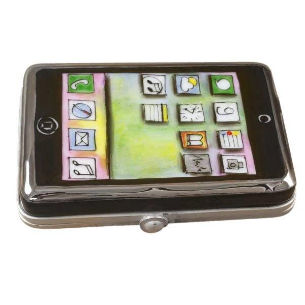 Smart Phone Limoges Box for Tech Enthusiasts Porcelain Limoges home professional French Trinket Box