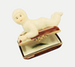 Snowbaby Sledding Adventure Box for Winter Enthusiasts Porcelain Limoges xmas French Trinket Box