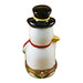 Snowman Limoges Box for Holiday Gifting Porcelain Limoges snowman French Trinket Box