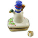 Snowman Limoges Box for Holiday Collectors Porcelain Limoges snowman French Trinket Box