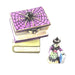 Spell Books for Witch Collectors Porcelain Limoges halloween French Trinket Box