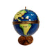 Spinning World Globe for Collectors Porcelain Limoges LIMOGES BOXES travel French Trinket Box