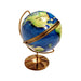 Spinning World Globe for Collectors Porcelain Limoges LIMOGES BOXES travel French Trinket Box