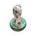 Spotted Dog Limoges Box for Dog Lovers Porcelain Limoges dog LIMOGES BOXES French Trinket Box