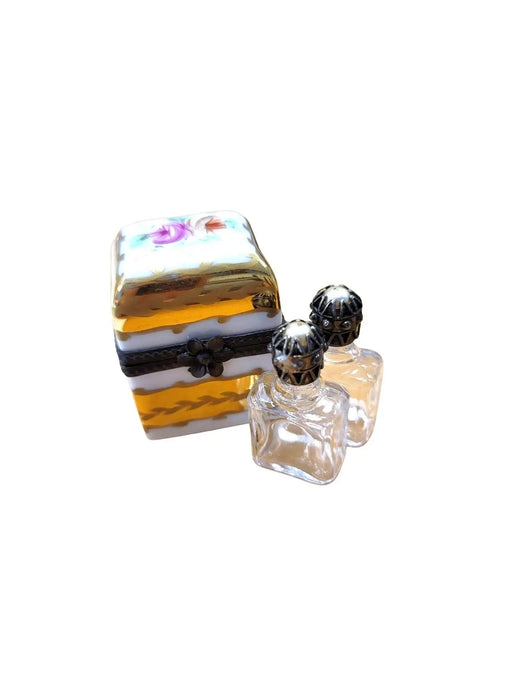 Exquisite Limoges Trinket Box for Collectors Porcelain Limoges Perfume French Trinket Box