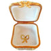 Square Rubis Limoges Box for Elegant Decor Porcelain Limoges square French Trinket Box