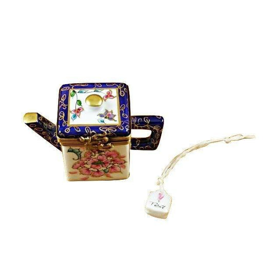 Square Teapot for Collectors Porcelain Limoges China French Trinket Box