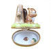 Squirrel With Acorn Gift Porcelain Limoges bugs critters French Trinket Box