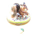 Squirrel With Acorn Gift Porcelain Limoges bugs critters French Trinket Box