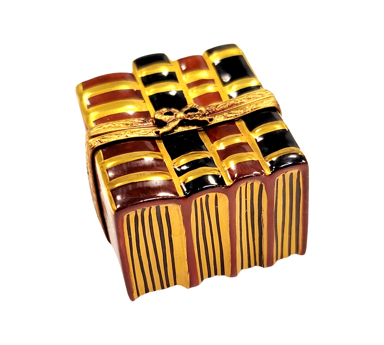 Stack of Poems Limoges Box for Book Lovers Porcelain Limoges Graduation professional book books French Trinket Box