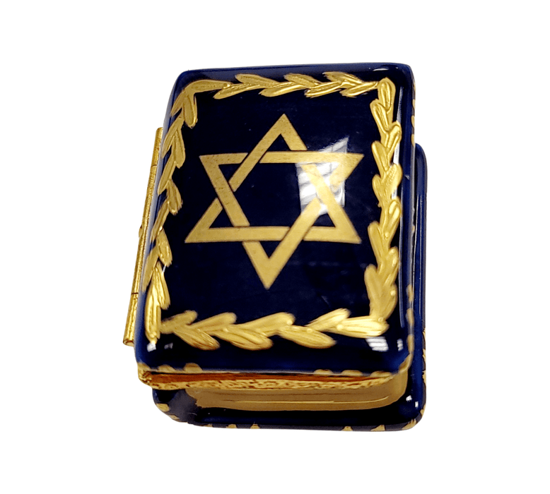 Star of David Book Judiasm Hannukah-religion Limoges Box jewish-CH4F134