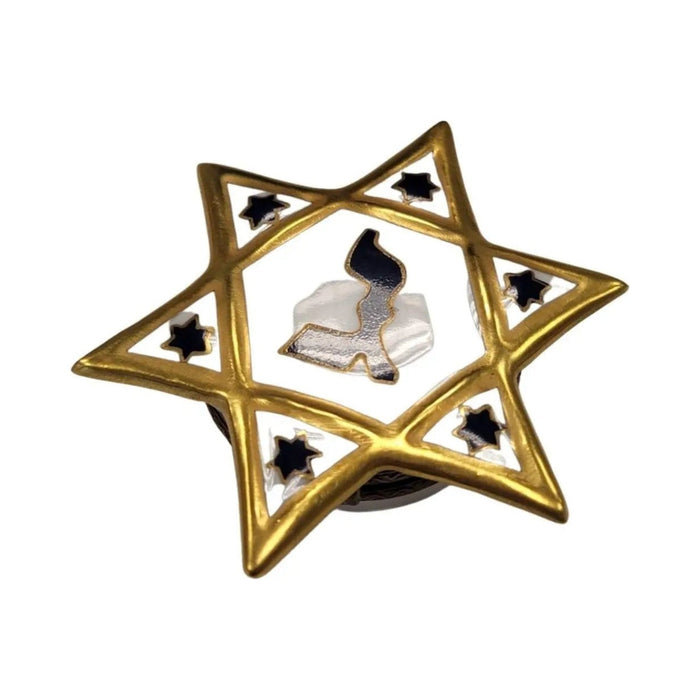 Star of David for Jewish Limoges box painted by hand in Limoges, France, a gift to treasure