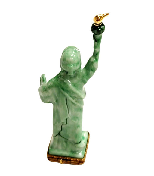 Statue Of Liberty Limoges Box For Collectors Porcelain Limoges monuments united states French Trinket Box