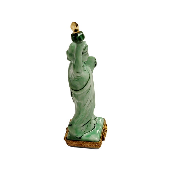 Statue Of Liberty Limoges Box For Collectors Porcelain Limoges monuments united states French Trinket Box