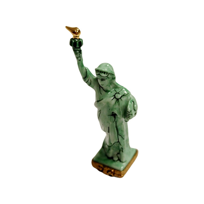 Statue Of Liberty Limoges Box For Collectors Porcelain Limoges monuments united states French Trinket Box