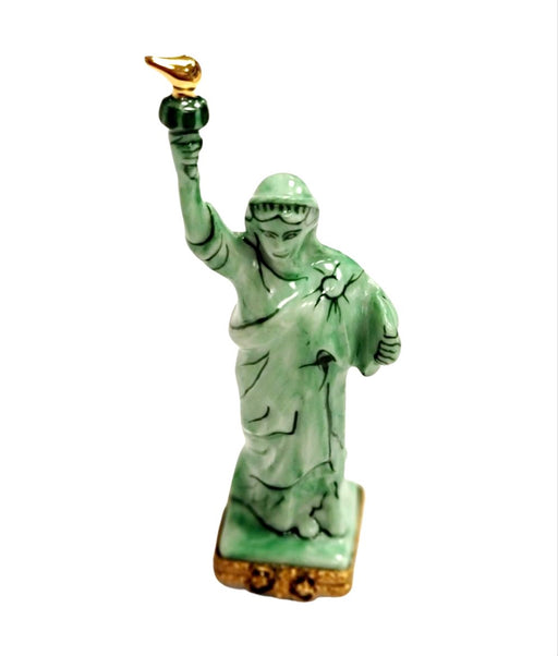 Statue Of Liberty Limoges Box For Collectors Porcelain Limoges monuments united states French Trinket Box
