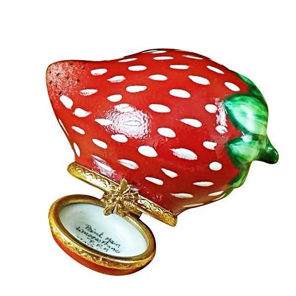 Strawberry Limoges Box for Collectors Porcelain Limoges fruit French Trinket Box