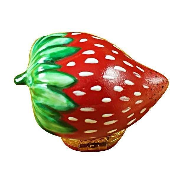 Strawberry Limoges Box for Collectors Porcelain Limoges fruit French Trinket Box