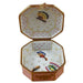 Birds and Butterflies Limoges Box for Nature Lovers Porcelain Limoges bird bugs critters French Trinket Box