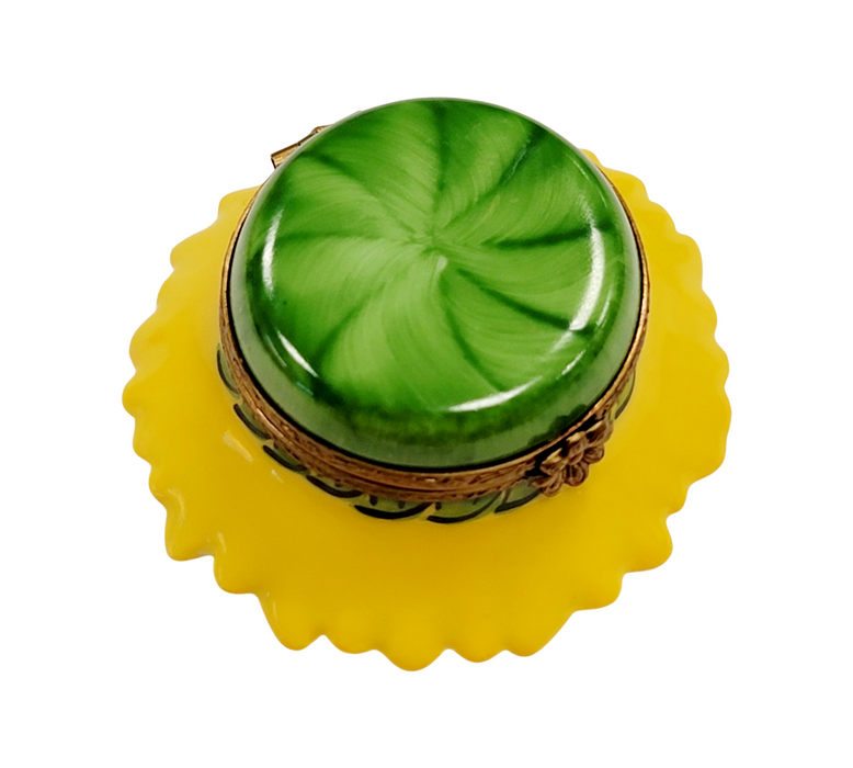 Sunflower Limoges Box For Collectors Porcelain Limoges flowers French Trinket Box