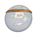 Sunshine Round Porcelain Pill for Collectors Porcelain Limoges round French Trinket Box