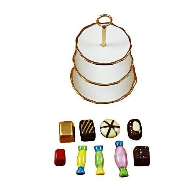 Charming Limoges Candy Tray for Home Elegance Porcelain Limoges special occasions Dessert French Trinket Box