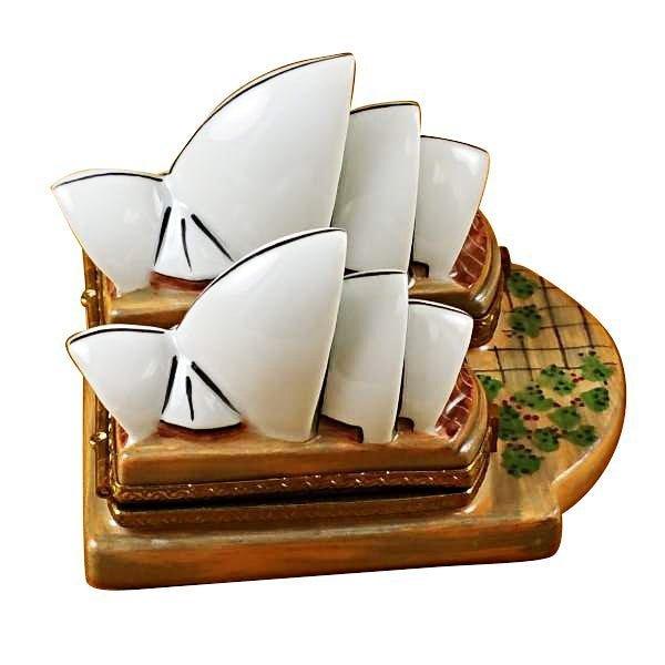 Sydney Opera House Limoges Box for Art Lovers Porcelain Limoges world travel music French Trinket Box