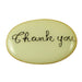 Two tiny hand-painted porcelain Thank You filler tablets to tuck inside a Limoges box