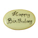 Two tiny hand-painted porcelain Happy Birthday filler tablets to tuck inside a Limoges box
