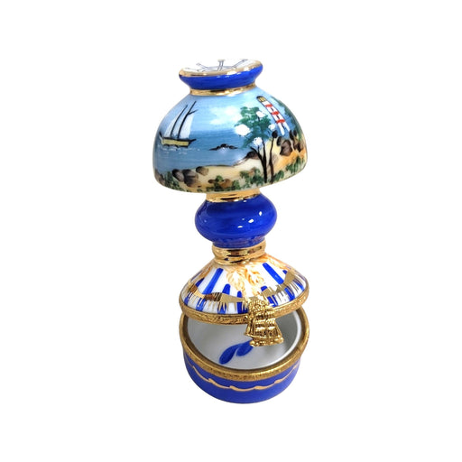 Table Lamp Sailboats Lighthouse Limoges Box Porcelain Figurine-furniture home LIMOGES BOXES-CH7N702