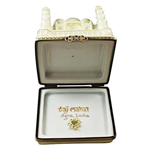 Taj Mahal Limoges Box for Art Lovers Porcelain Limoges travel monument Rochard Limoges Box French Trinket Box