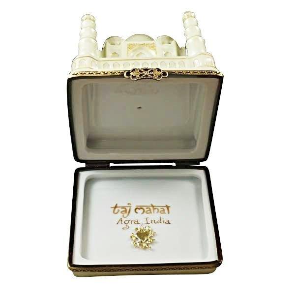 Taj Mahal Limoges Box for Art Lovers Porcelain Limoges travel monument Rochard Limoges Box French Trinket Box