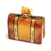 Fine art lovers will admire this Teddy Bear and Suitcase Limoges box